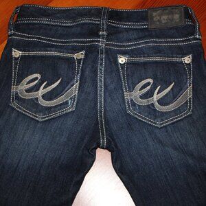 DARK EXPRESS JEANS LEGGING STELLA* LOW RISE SIZE 0 R